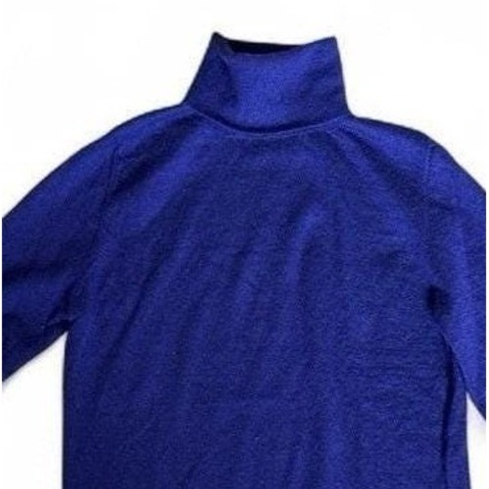 Neiman Marcus Cashmere Collection Turtleneck Sweater Purple 100% cashmere small
